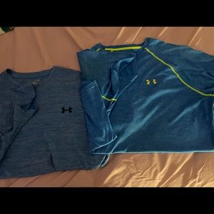 Men’s Under Armor 2-Pack Blue Loose Sport Shirts